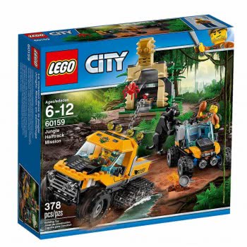 LEGO City Αποστολή Με Ημιερπυστριοφόρο Στη Ζούγκλα 60159 5702015866255