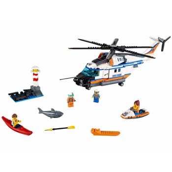 LEGO City Διασωστικό Ελικόπτερο Βαριάς Χρήσης 60166 5702015866385