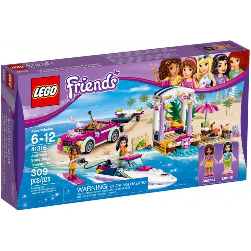 LEGO Friends Andreas Speedboat Transporter 41316 5702015866453