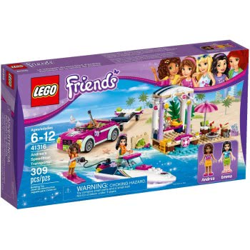 LEGO Friends Μεταφορικό Ταχύπλοου Της Άντρεα 41316 5702015866453