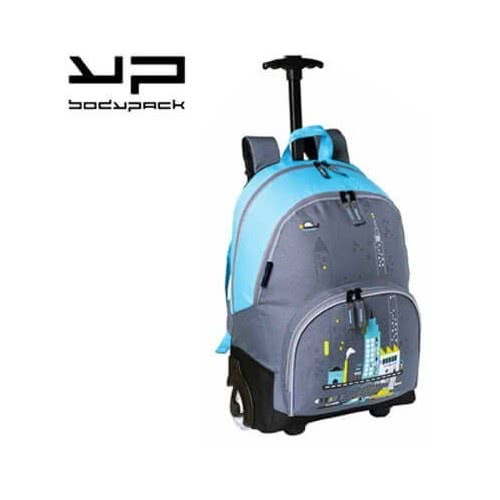 Bodypack Bdpack Σακίδιο Τρόλεϊ City Park Με Φωτιζόμενα Ροδάκια – Αγόρι ...