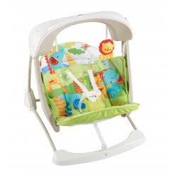 Mattel Φορητή Κούνια - Rainforest Friends CCN92 887961030105