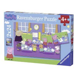 Ravensburger Παζλ 2Χ24τεμ. Peppa Το Γουρουνάκι 09099 4005556090990