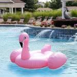OEM Giant Pink Flamingo Pool Float Inflatable 65232 680596850076