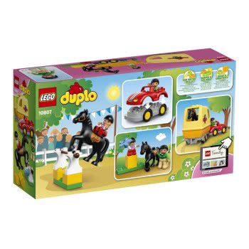 LEGO DUPLO Town Horse Trailer Τρέιλερ Αλόγων 10807 5702015599009