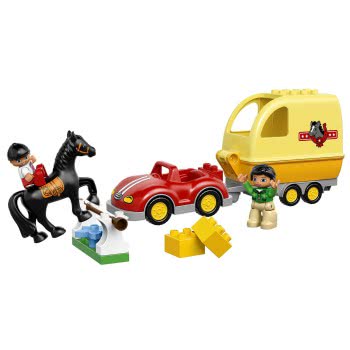 LEGO DUPLO Town Horse Trailer Τρέιλερ Αλόγων 10807 5702015599009
