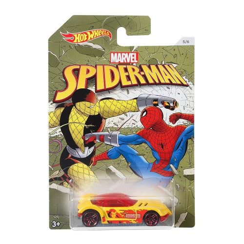 Mattel Hot Wheels Diecast Αυτοκινητάκια Spiderman 1:64 - 6 Σχέδια DWD14 887961379433