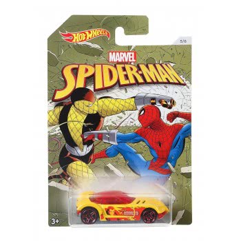 Mattel Hot Wheels Diecast Vehicle Spiderman 1:64 DWD14 887961379433