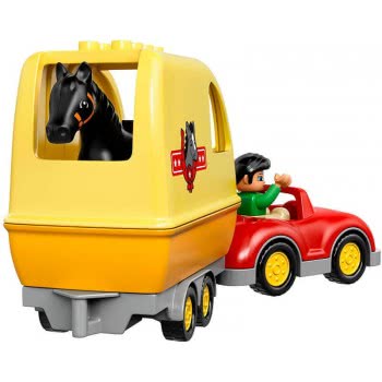 LEGO DUPLO Town Horse Trailer Τρέιλερ Αλόγων 10807 5702015599009