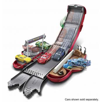 Mattel Cars 3 Μακουίν – Μπάρμπας Όχημα Και Σετ Παιχνιδιού (2 Σε 1) - 2 Σχέδια FCW03 / ASST 887961460704