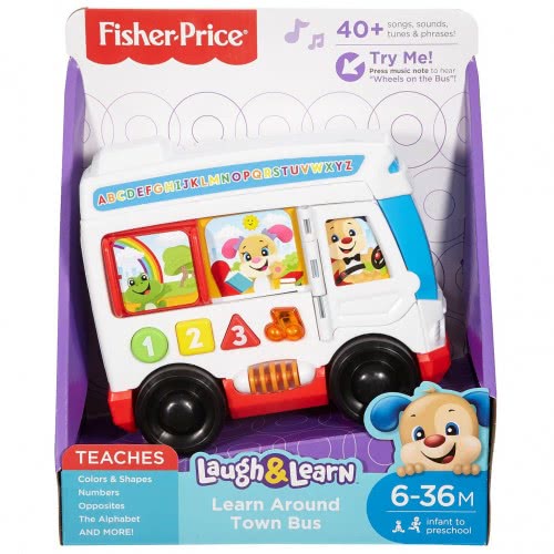 Mattel Fisher Price Laugh Και Learn Learn Around Town Bus FHF00 887961521368