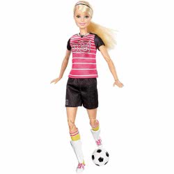 Mattel Barbie Νέες Αμέτρητες Κινήσεις - Ποδοσφαιρίστρια Με Ξανθά Μαλλιά DVF68 / DVF69 887961368161