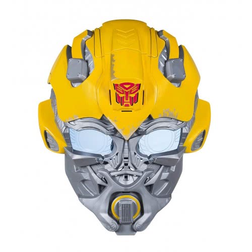 Masque Bumblebee Transformers 5 – Modulateur Vocal, 5 Phrases Et Accords De Guitare – Sangles Réglables – Dès 5 Ans