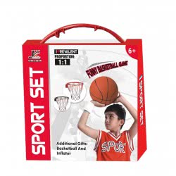 Toys-shop Choice Toys Μπασκέτα Σετ Με Μπαλίτσα Και Τρόμπα JS052479 6990317524792