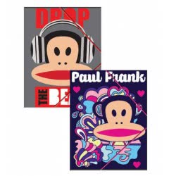 GIM Paul Frank Folder With Rubber A4 - 346-50510 5204549103290