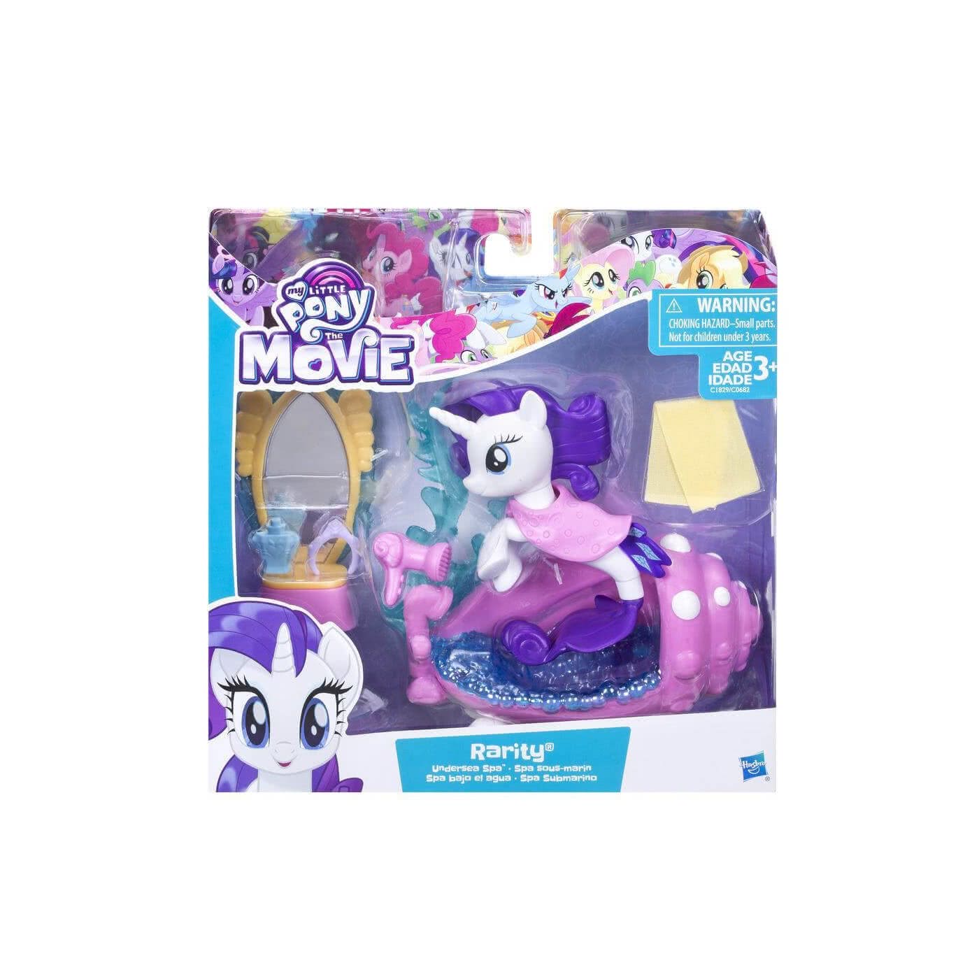 Hasbro My Little Pony The Movie Rarity Undersea Spa C0682 / C1829 ...
