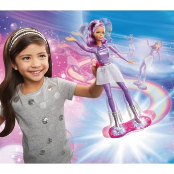 Mattel Barbie Star Light Adventure Lights & Sounds Hoverboarder Περιπέτεια Του Διαστήμα DLT23 887961266917