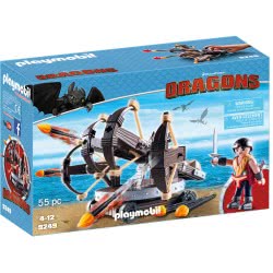 Playmobil Ο Έρετ Με Τετραπλή Βαλλίστρα Και Βέλη Φωτιάς 9249 4008789092496