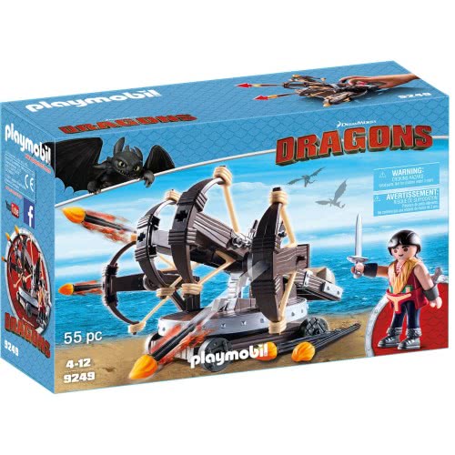 Playmobil Ο Έρετ Με Τετραπλή Βαλλίστρα Και Βέλη Φωτιάς 9249 4008789092496