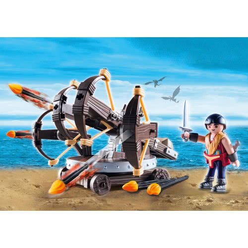 Playmobil Ο Έρετ Με Τετραπλή Βαλλίστρα Και Βέλη Φωτιάς 9249 4008789092496