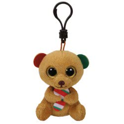 ty Beanie Boos Plush Brown Christmas Bear 8.5 Cm 1607-35203 008421352036