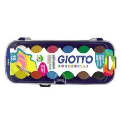 Giotto Νερομπογιά 12 Χρώματα 000351200 8000825967702