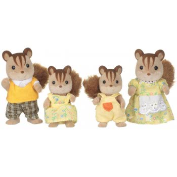 Epoch Sylvanian Families: Οικογένεια Walnut Spuirrel 4172 5054131041727