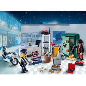 Playmobil Χριστουγεννιάτικο Ημερολόγιο Διάρρηξη Στο Κοσμηματοπωλείο 9007 4008789090072