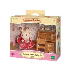 Epoch Sylvanian Families: Chocolate Rabbit Sister Set 5016 5054131050163