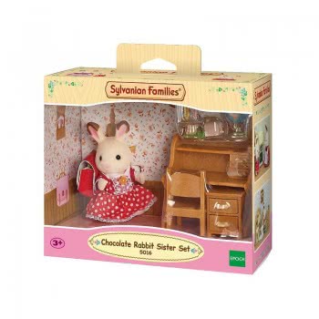 Epoch Sylvanian Families: Chocolate Rabbit Sister Set 5016 5054131050163