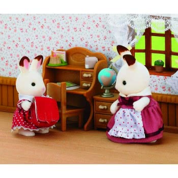 Epoch Sylvanian Families: Chocolate Rabbit Sister Set 5016 5054131050163