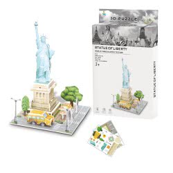 Toys-shop Choice Ji Qu Toys Παζλ 3D Άγαλμα Της Ελευθερίας - 26Τεμάχια JK081465 6990317814657