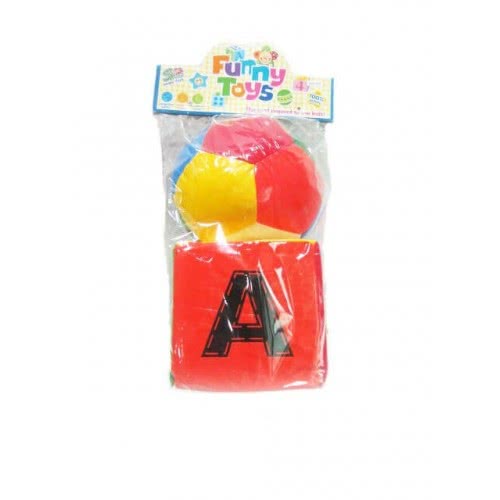 Toys-shop Choice Funny Toys Σετ Μαλακή Μπαλίτσα Και Κύβος JK082496 6990317824960