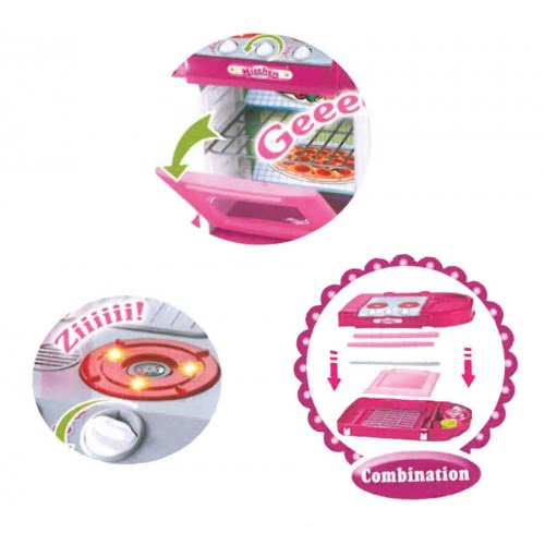 Toys-shop Choice Β/Ο Kitchen Chef Κουζίνα Βαλίτσα Ροζ 4-04658 5205812060715