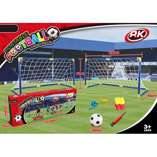 Toys-shop Choice Football Set With 2 Portable Soccer Goals JS053248 6990317532483