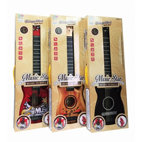 Toys-shop Choice Guitar Music Star Ready To Rock Σε Κουτί 75 Cm. - 3 Designs JM078766 6990317787661