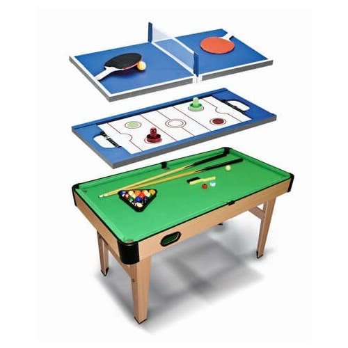 Toys-shop Choice Μπιλιάρδο / Ice Hockey / Ping Pong Πολυπαιχνίδι 3 Σε 1 Sports Set JS052068 6990317520688