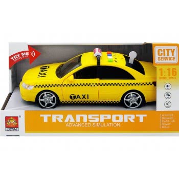 Toys-shop Choice Frinction Taxi Car With Lound And Sound JA079348 6990317793488
