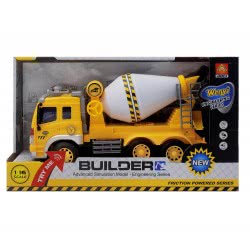 Toys-shop Choice Friction Truck - Cement Mixer With Sound And Light JA059025 6990317590254
