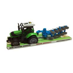 Toys-shop Choice Friction Truck - Farm Tractor With Plow JA062609 6990317626090