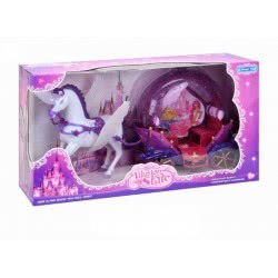 Toys-shop Choice Bo Illusion State Magic Carriage With Horse And Sound - Pink JB053497 6990317534975