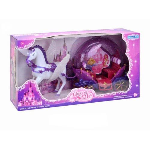 Toys-shop Choice Bo Illusion State Μαγική Άμαξα Με Άλογο Και Ήχο - Ροζ JB053497 6990317534975