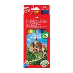 Faber-Castell Ξυλομπογιές Κάστρο Σετ 12Χρώματα 120112 7891360580089