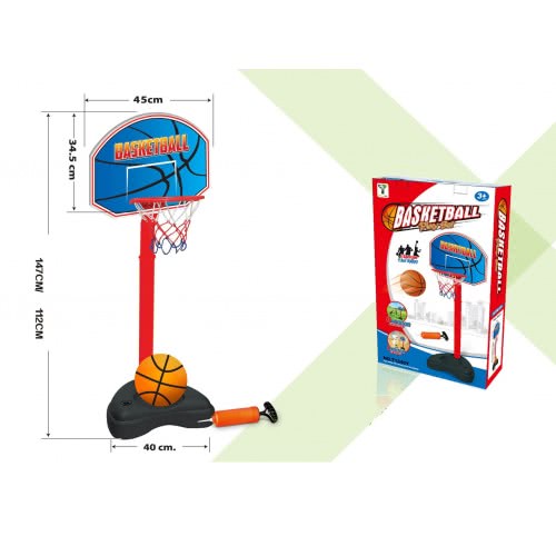 Toys-shop Choice TONGLEJIAN ΜΠΑΣΚΕΤΑ ΜΕΓΑΛΗ PORTABLE 147Εκ. ΜΕ ΤΡΟΜΠΑ JS051423 6990317514236