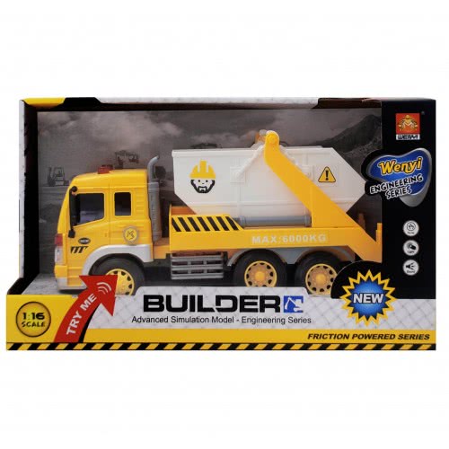 Toys-shop Choice Friction Truck - Construction Car With Sound And Light JA059023 6990317590230