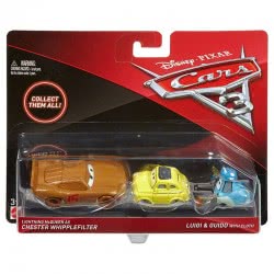 Mattel Disney/Pixar Cars 3 Chestrer Whipplefilter - Luigi And Guido Αυτοκινητάκια Σετ DXV99 / DXW00 887961403787