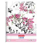 herlitz Spiral Pad A4 Ladylike 80 Sheet Ruled With Margin 3 Assorted Motifs 11232584 4008110444055