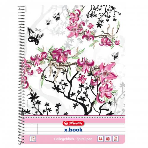 herlitz Σπιράλ A4 Ladylike 80 Φύλλα 1Τεμάχιο Σε 3 Σχέδια 11232584 4008110444055