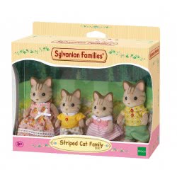 Epoch Sylvanian Families: Οικογένεια Striped Cat 5180 5054131051801