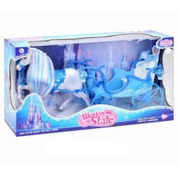 Toys-shop Choice Bo Illusion State Magic Carriage With Horse And Sound - Blue JB053493 6990317534937